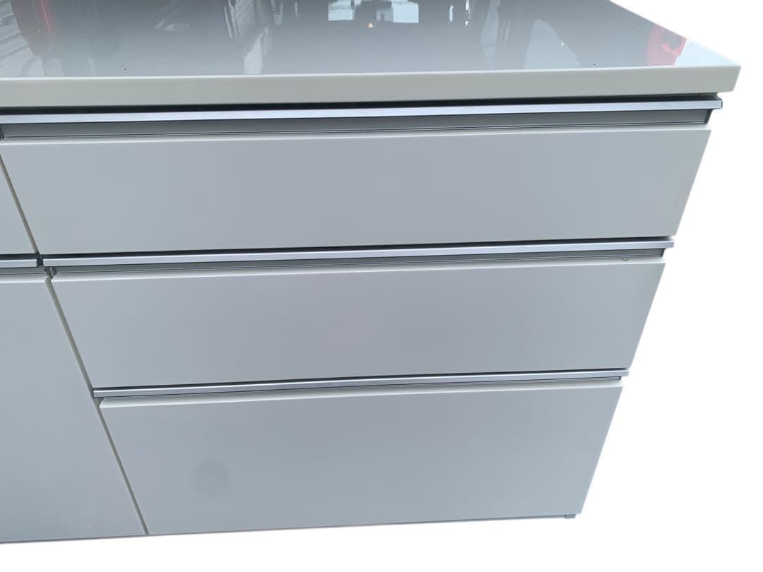 ニトリ キッチンカウンター（キュリー2 120CT WH） 大阪限定 美品