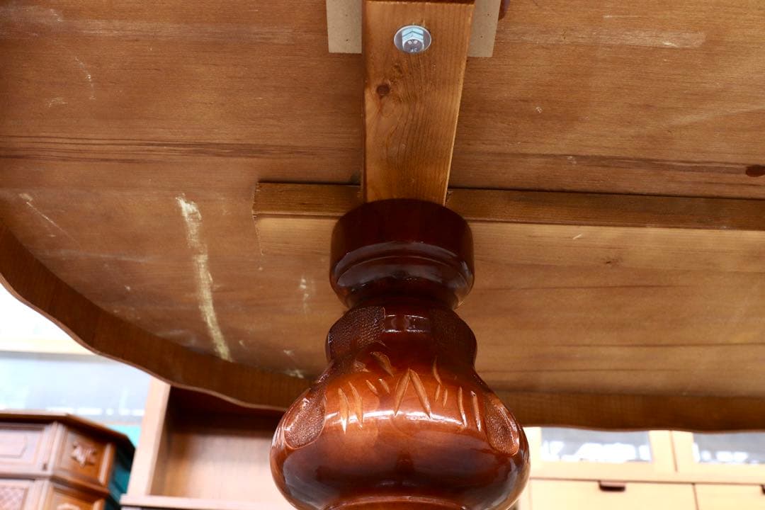 GMIK181○イタリア製 ディノス クラシック ダイニングテーブル 食卓テーブ