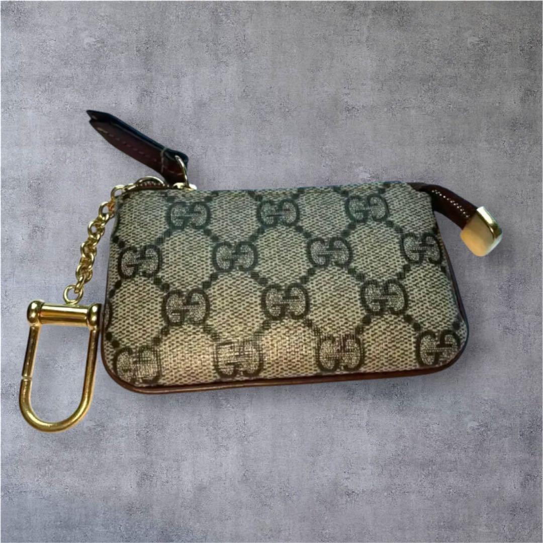★ 美品 ★GUCCI グッチ キーリング付きカードケース