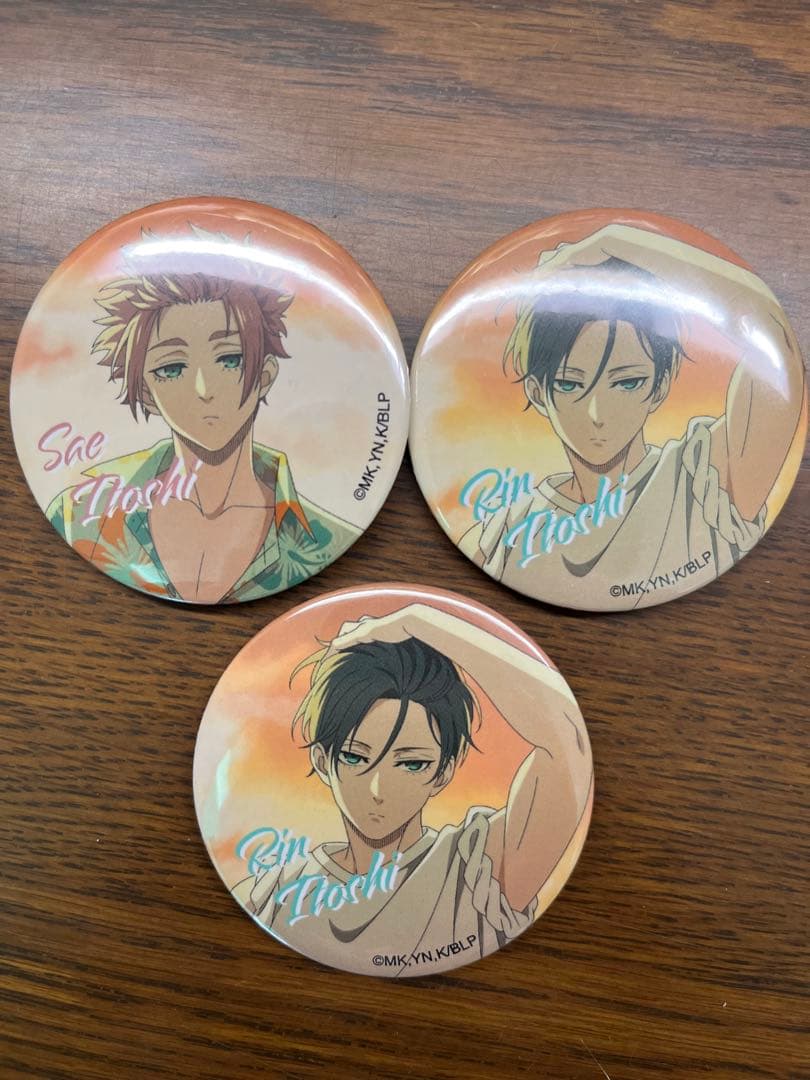 ブルーロック and gallery 缶バッジ 糸師凛 糸師冴