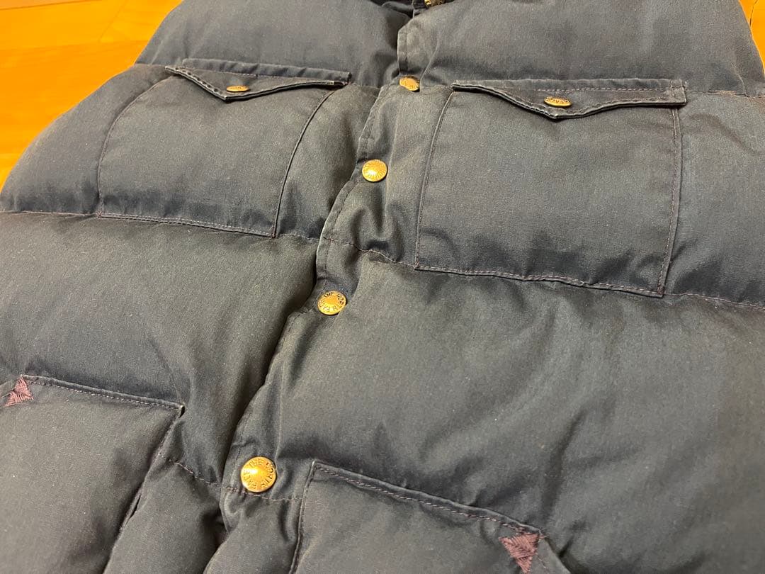 70s THE NORTH FACE ダウンベスト 茶タグ USA製