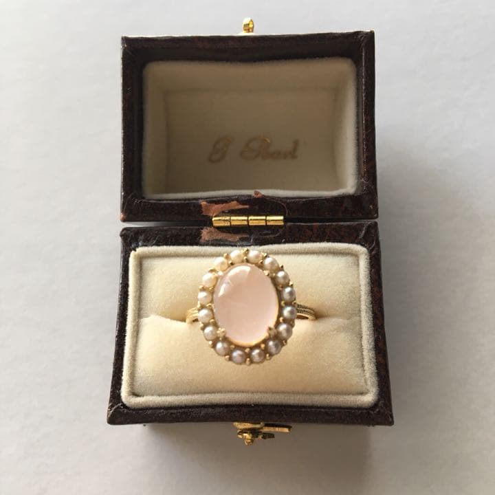 【匿名配送】 jpearl ジェイパール リング ローズクォーツ パール