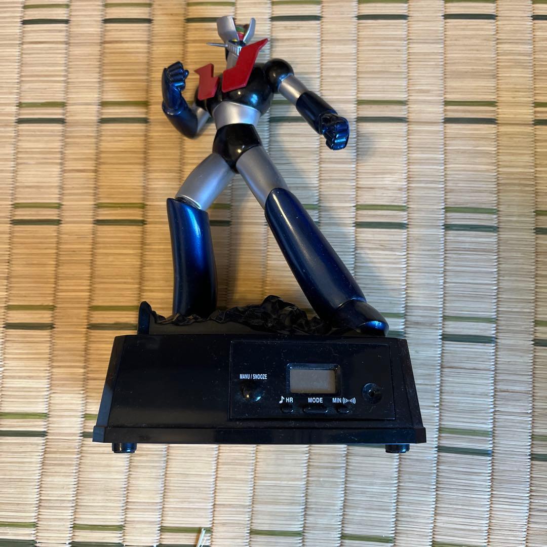 マジンガーZフィギュア スピーカー付き フィギャー部約16cm 台座時計6cm