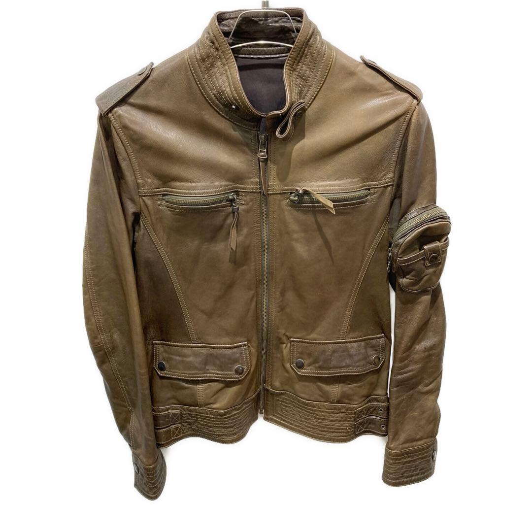 TETE HOMME テットオム 本革 ゴートレザー ジャケット メンズ