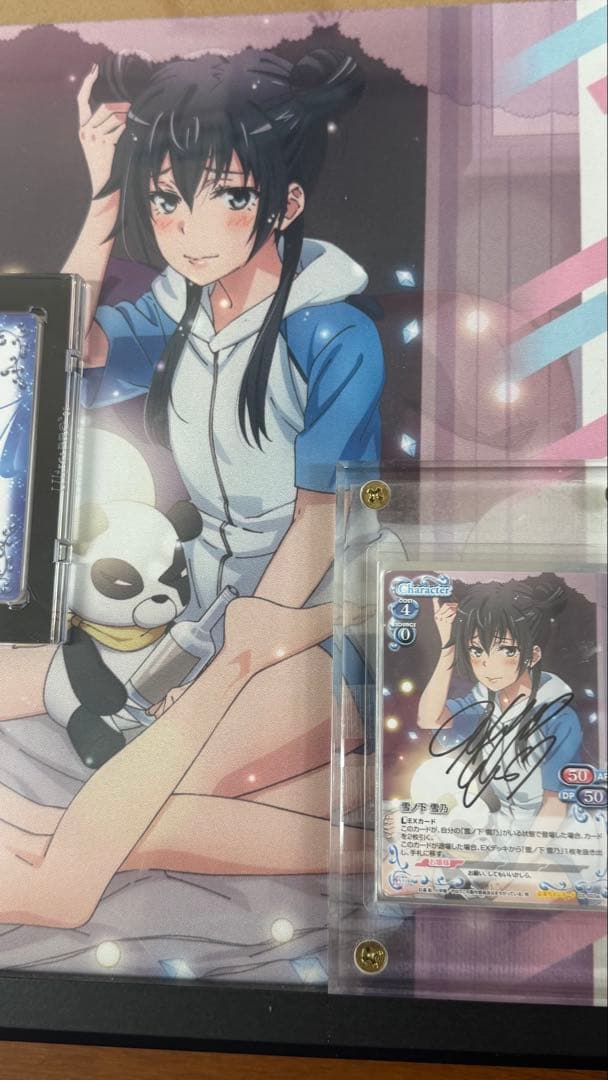 プレシャスメモリーズ　直筆サイン　早見沙織　俺ガイル　雪ノ下雪乃　額入り　おまけ