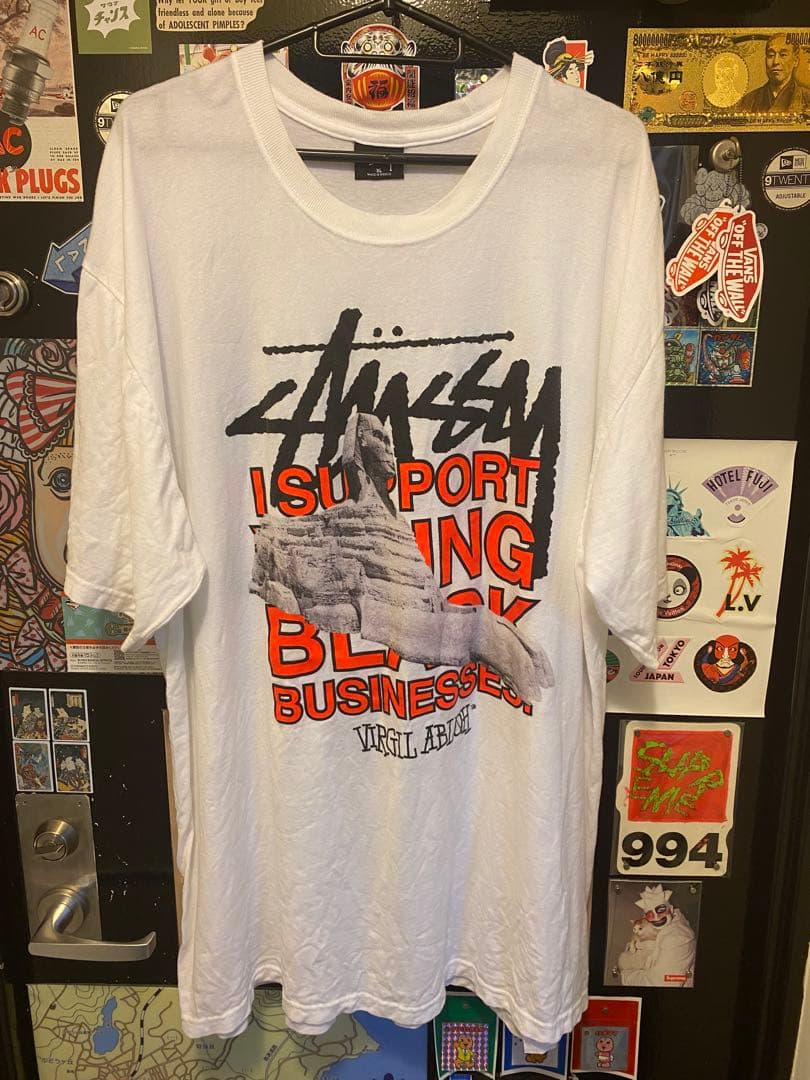 m*u様 STUSSY x OFF WHITE Virgil Abloh T-s