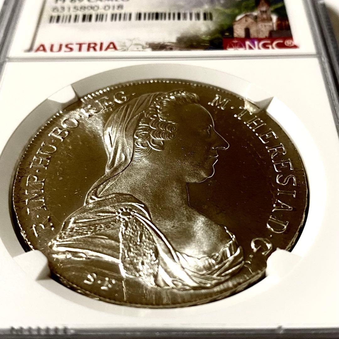 1780年 オーストリア 銀貨 NGC PF69 アンティーク モダン 