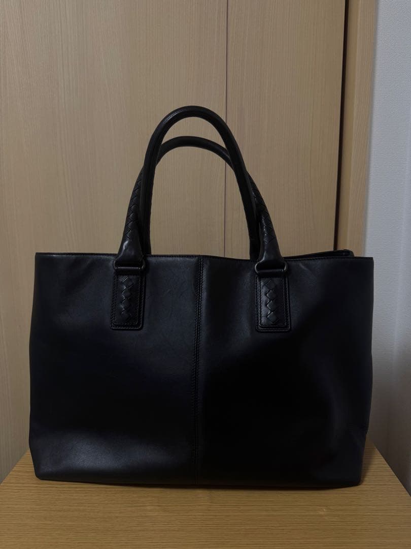 BOTTGAVENETA マルコポーロ トートバッグ ブラック レザー