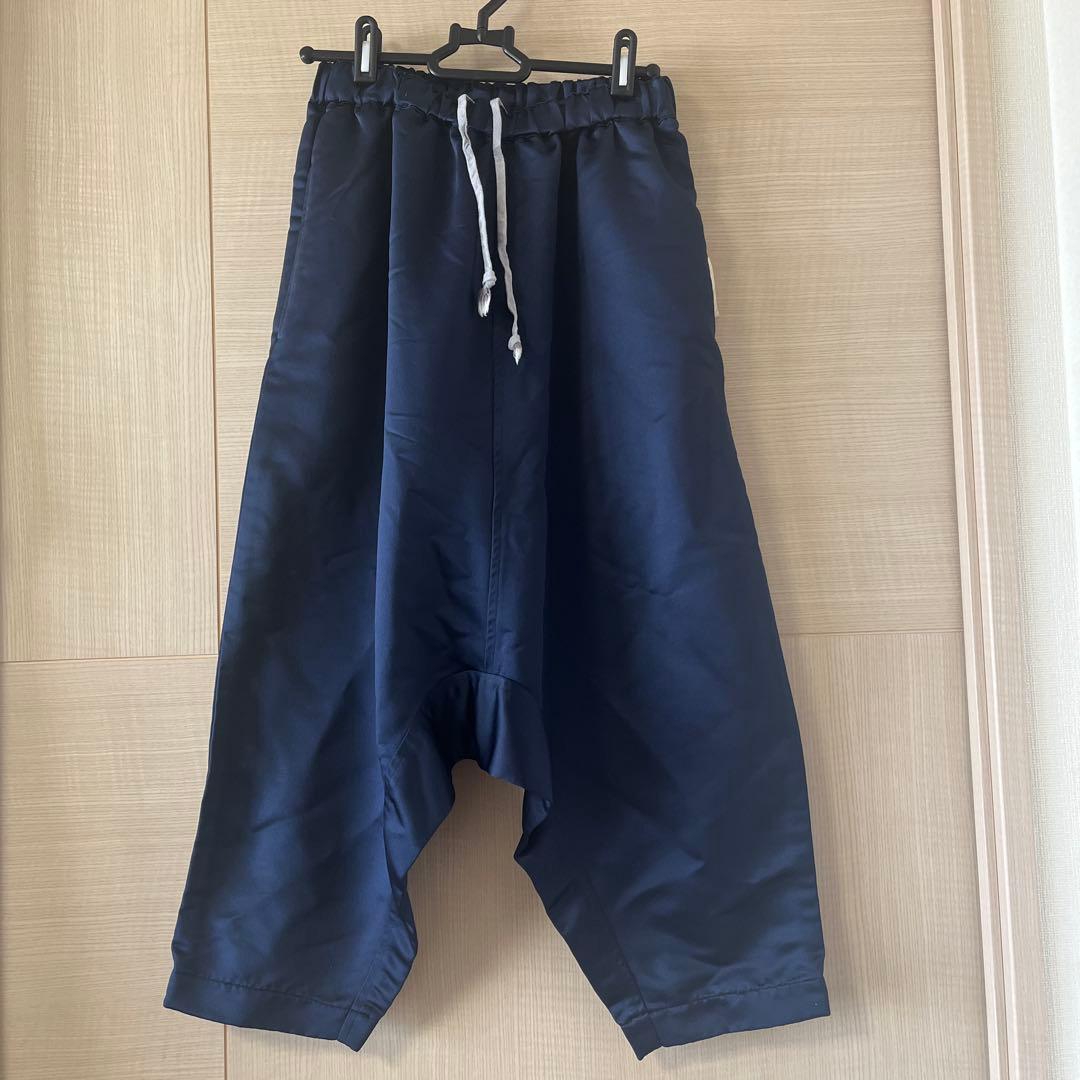 コムデギャルソン サルエルパンツ ネイビー
