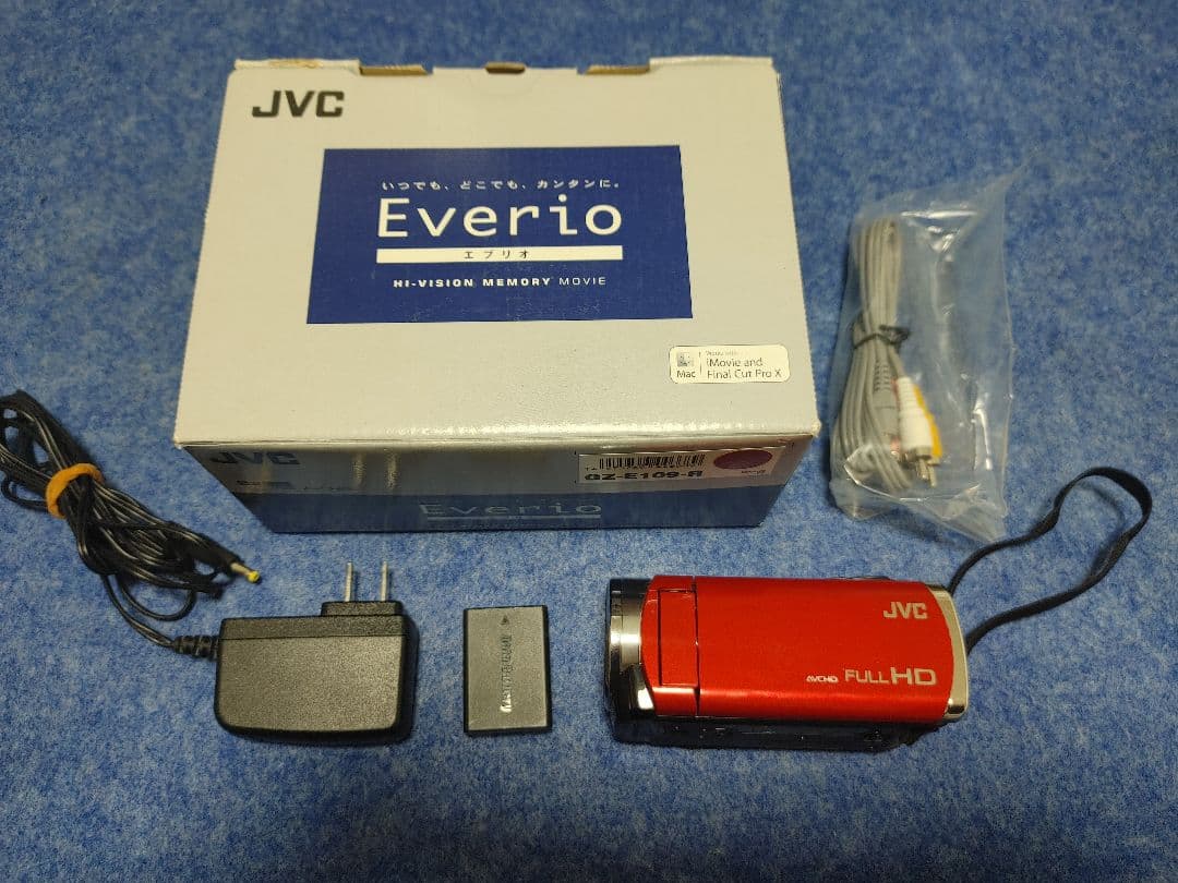 JVC Everio GZ-E109-R フルHDビデオカメラ