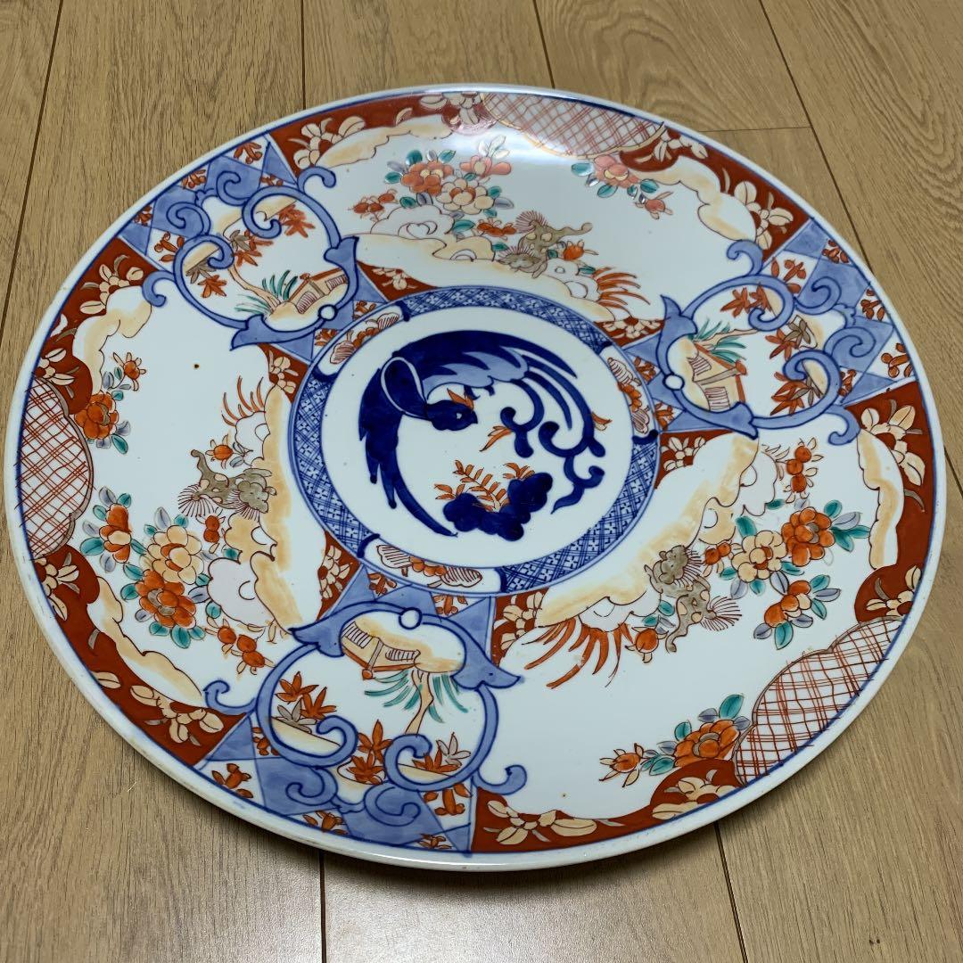 大皿　年代物　アンティーク　陶器　和食器