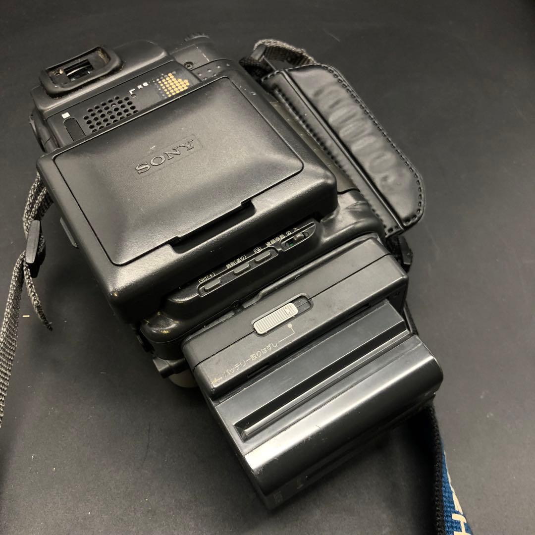 【通電確認済み】SONY ソニー 液晶Hi8/8ミリビデオカメラ・CCD-SC7