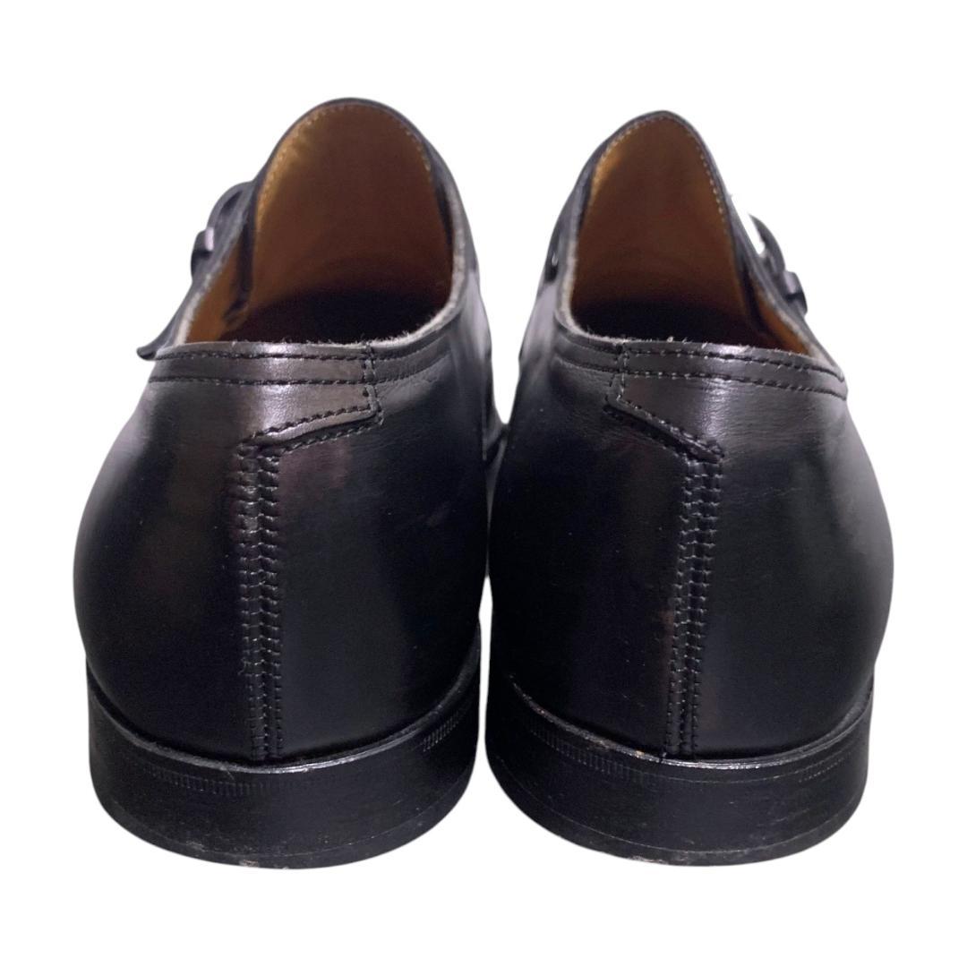 HERMES ジョンロブ製 シングルモンク ブラック サイズ40（約25cm）