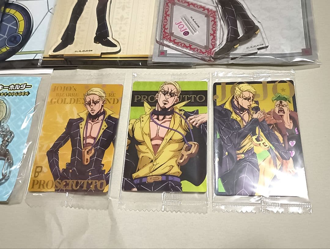 ジョジョの奇妙な冒険　プロシュート　アクリルスタンド　キーホルダー　カード
