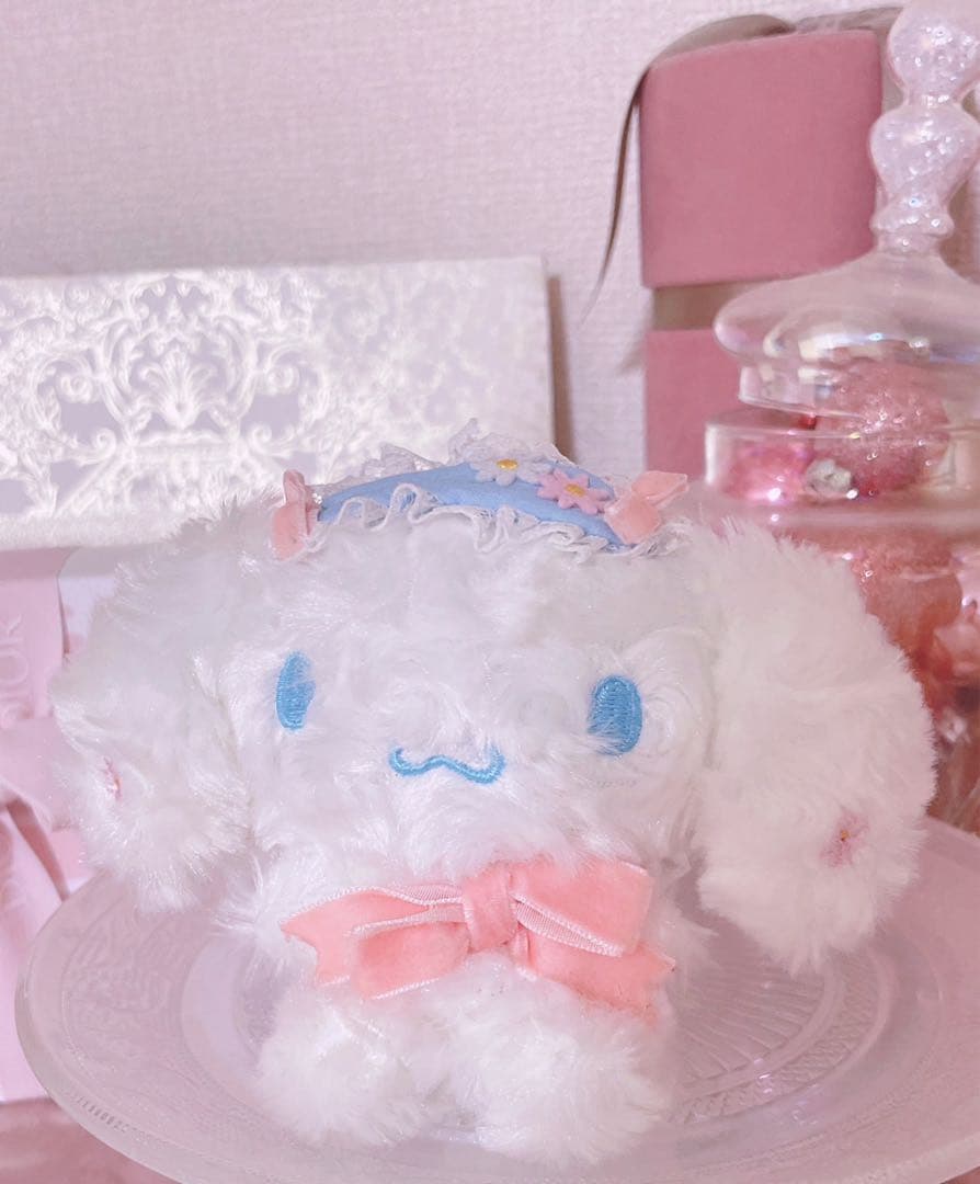 激レア♡希少♡サンリオ♡シナモロール♡マスコットホルダー♡LIZLISA♡ピンク