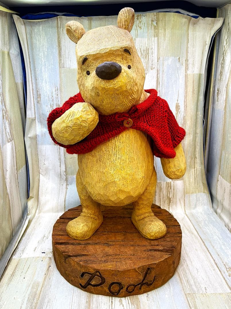 限定品★75周年記念 くまのプーさん クラシックプー 台座 ビッグフィギュア