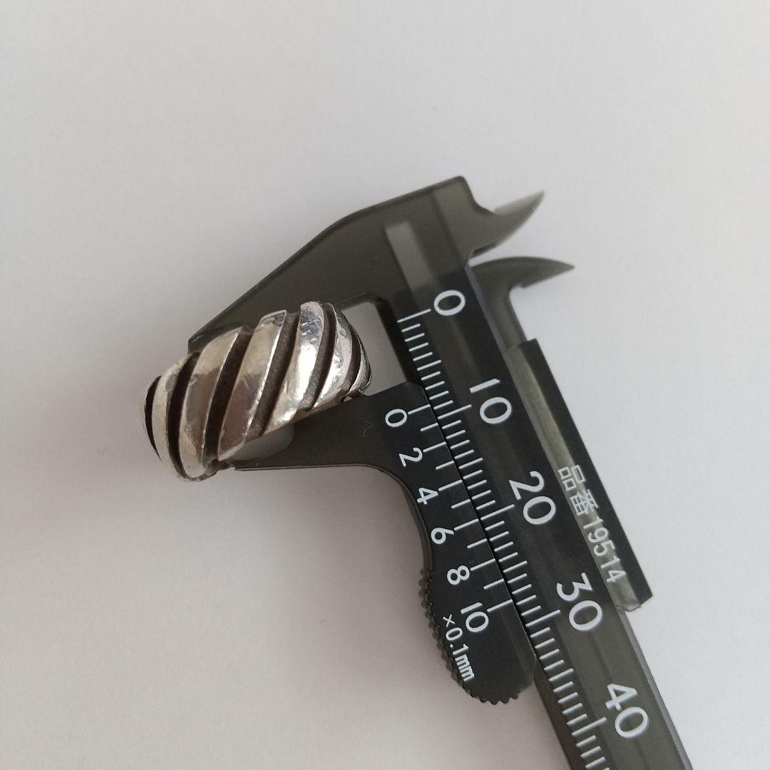 【希少】TIFFANY ツイスト リング スパイラル約10号 SV925