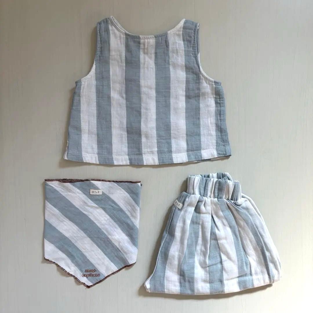 【本日限定】美品 Organic Zoo Stripes Resort 1-2Y