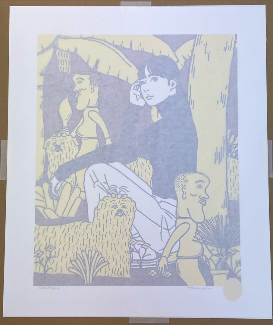 KYNE NONCHELEEE Untitled シルクスクリーン キリ番 良番