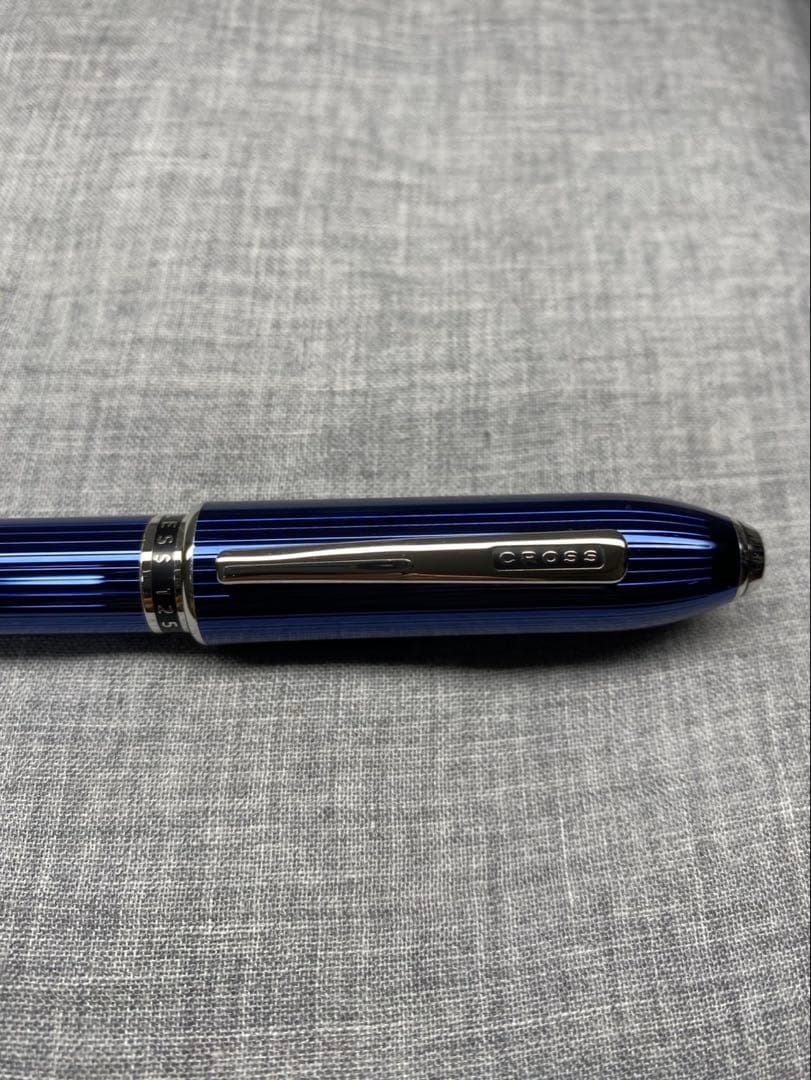 CROSS　クロス ボールペン ピアレス125 トランスルーセントクォーツブルー