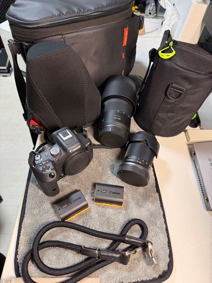 Canon EOS R7 一式 バッテリー2個 レンズ2本