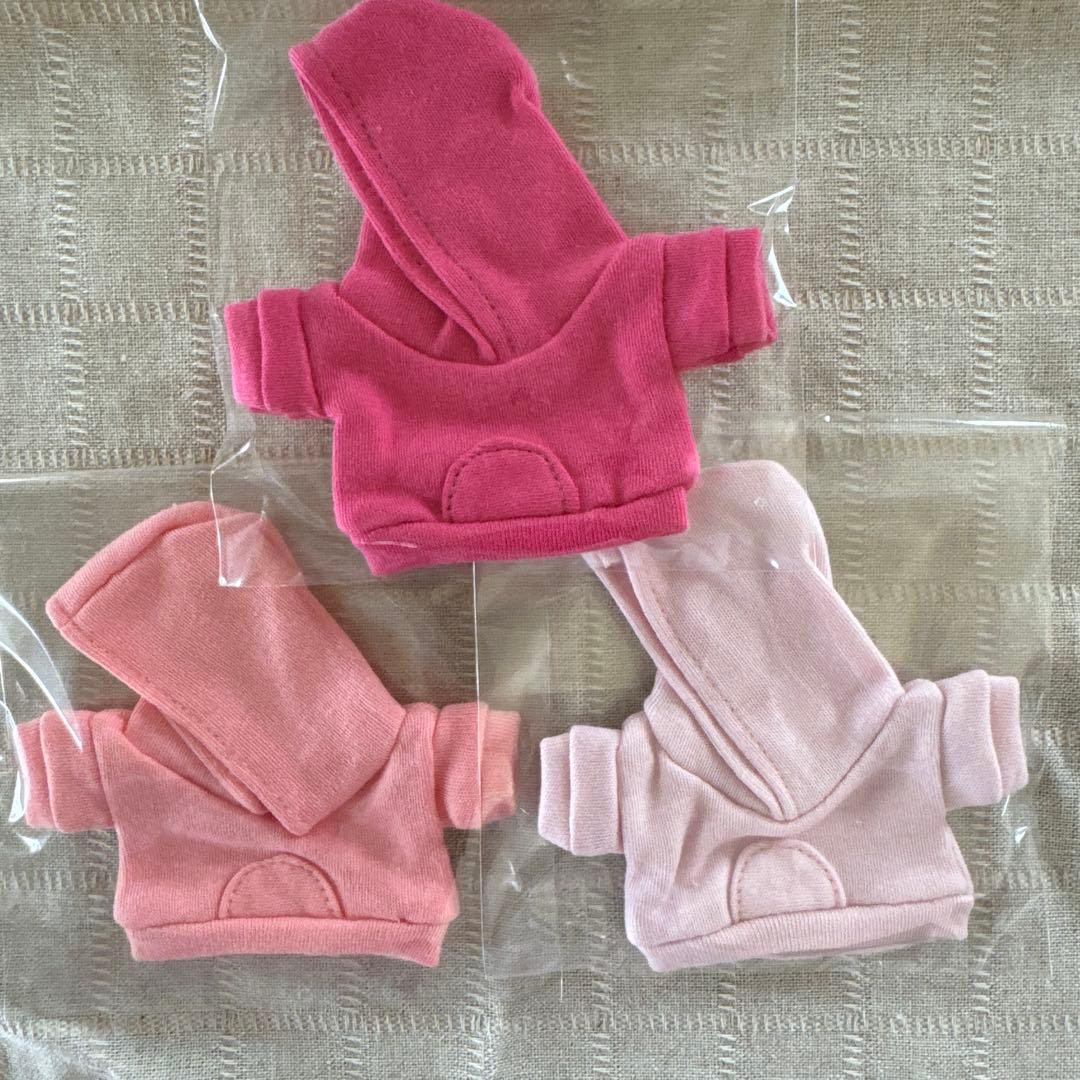 ちびぬいちゃんのパーカーピンク新色