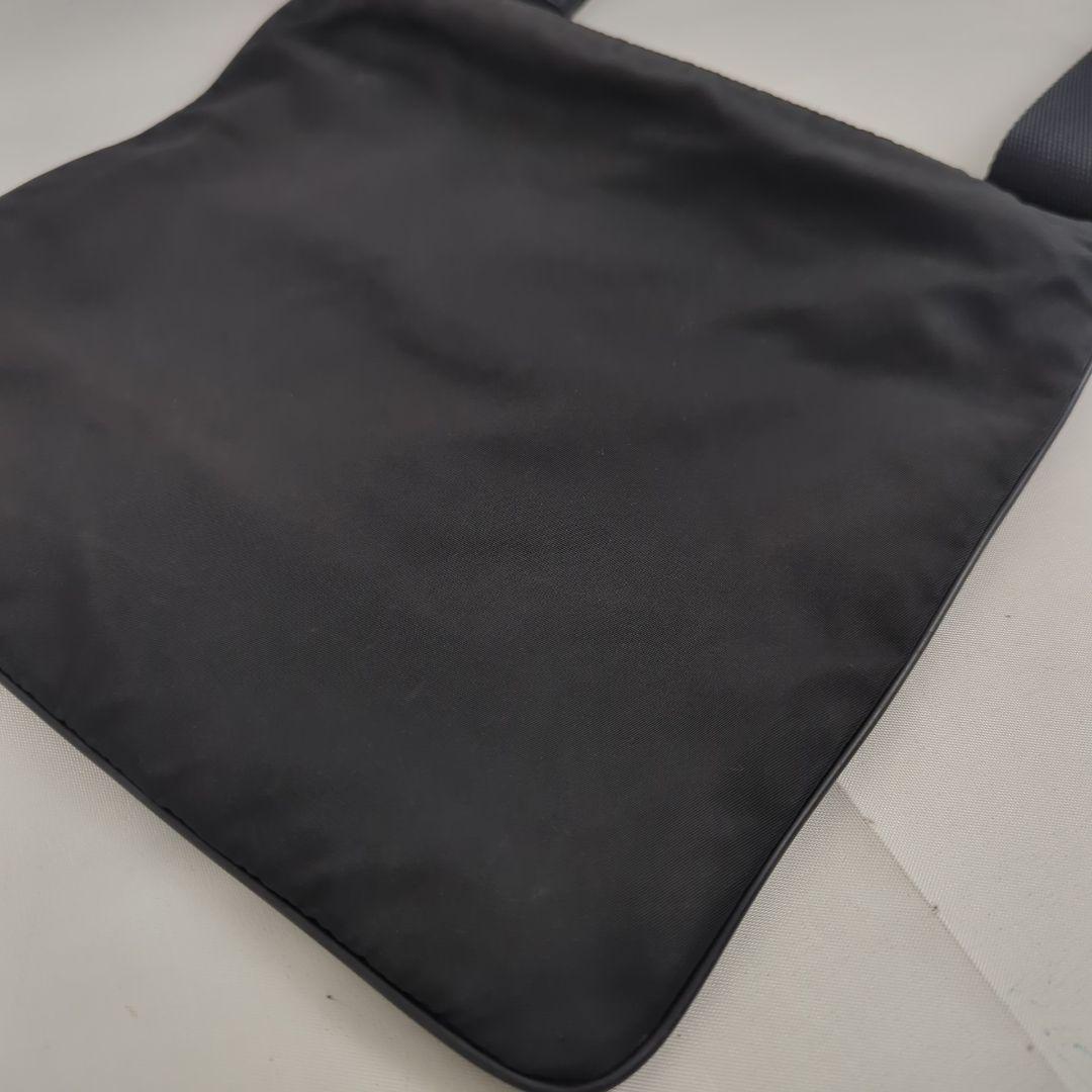 【良品】PRADA プラダ サコッシュ ナイロン ショルダーバッグ プレート