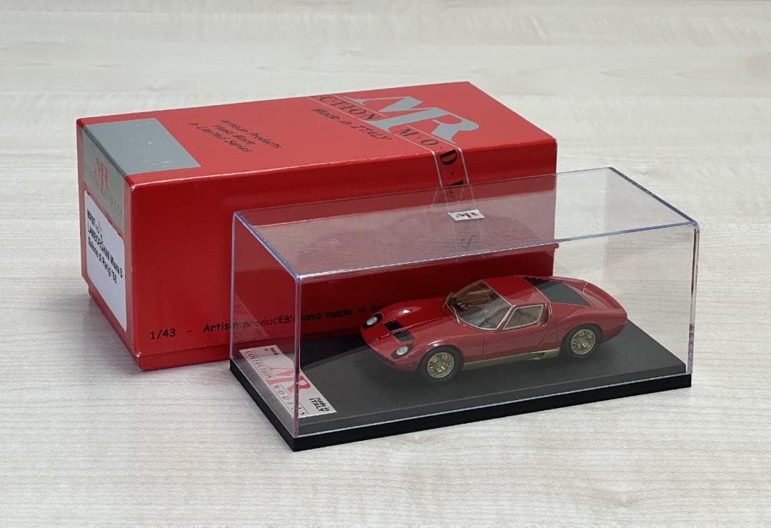 新品未展示 1/43 MR コレクション ランボルギーニ ミウラ S レッド