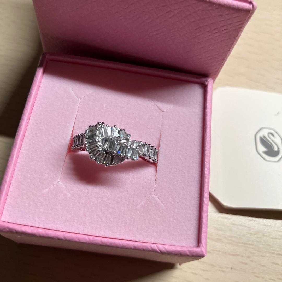 【美品】スワロフスキー　Matrix リング　サイズ55