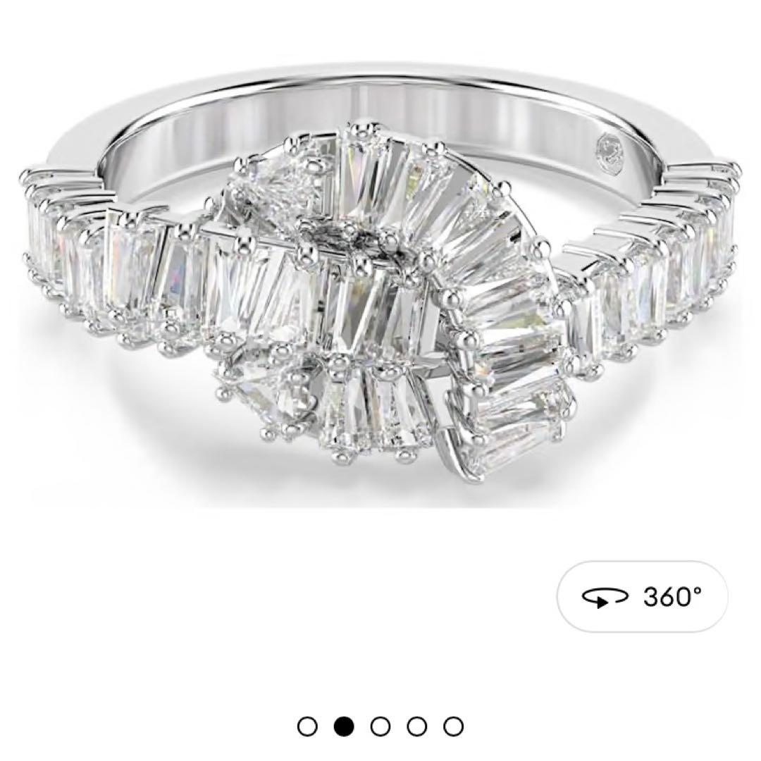 【美品】スワロフスキー　Matrix リング　サイズ55