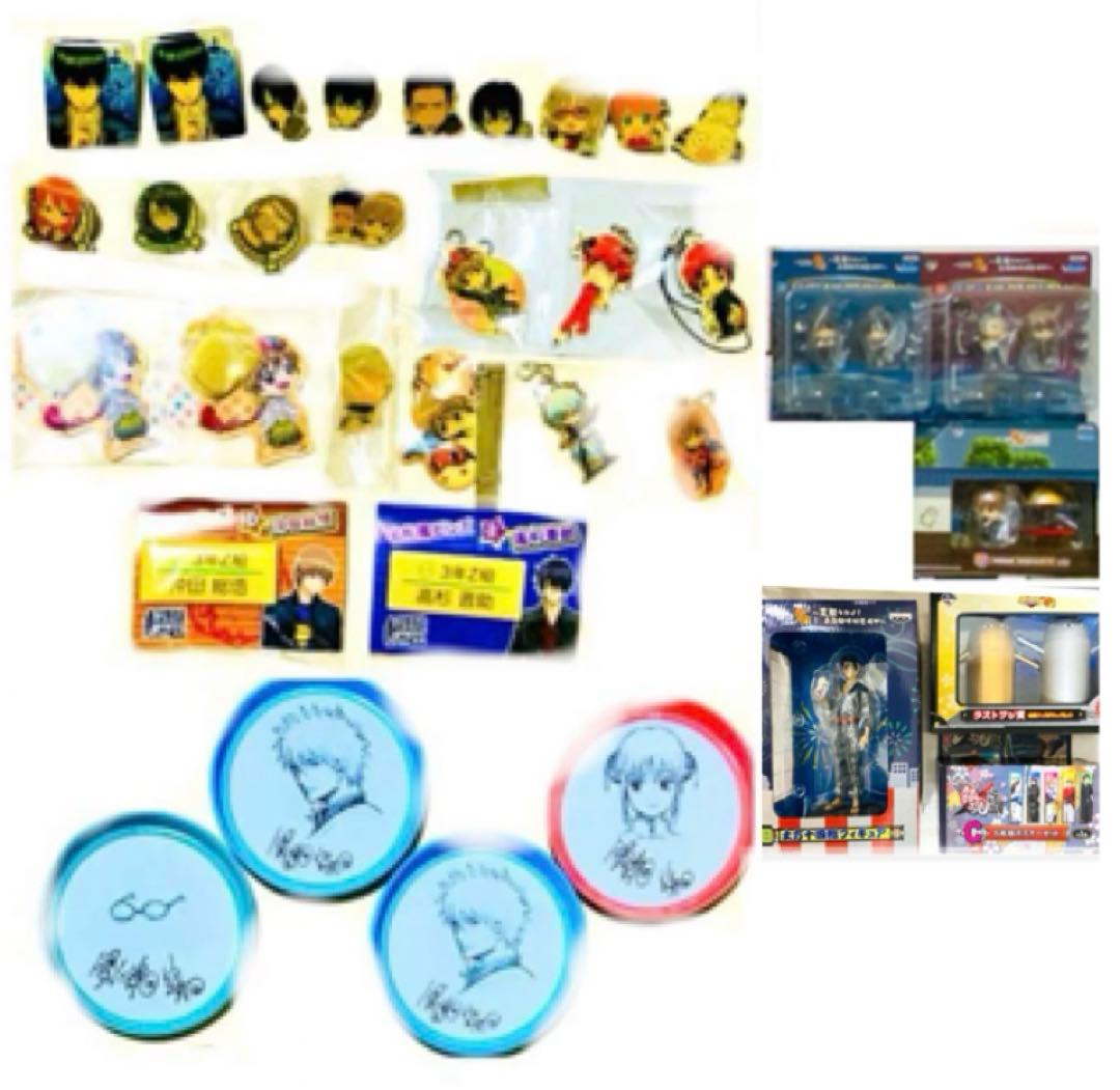 銀魂 3年Z組銀八先生銀魂高校 文化祭名札風ピンズ フィギュア 銀時土方沖田高杉