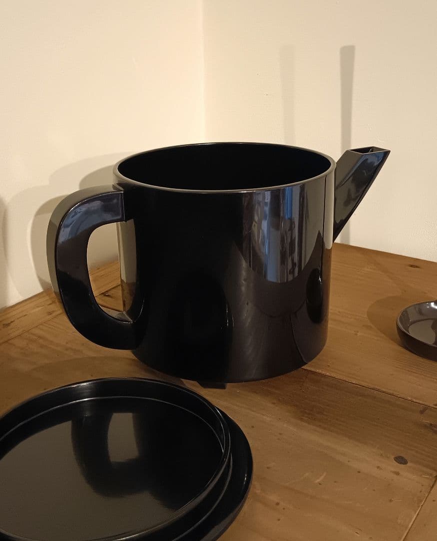 眞塗　木製　漆　湯筒　中古