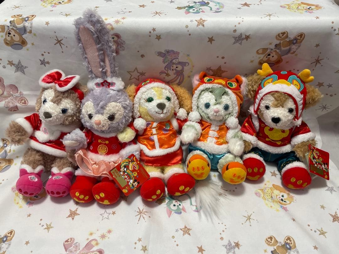 上海ディズニー 旧正月 ぬいぐるみ ステラルー ジェラトーニ クッキーアン