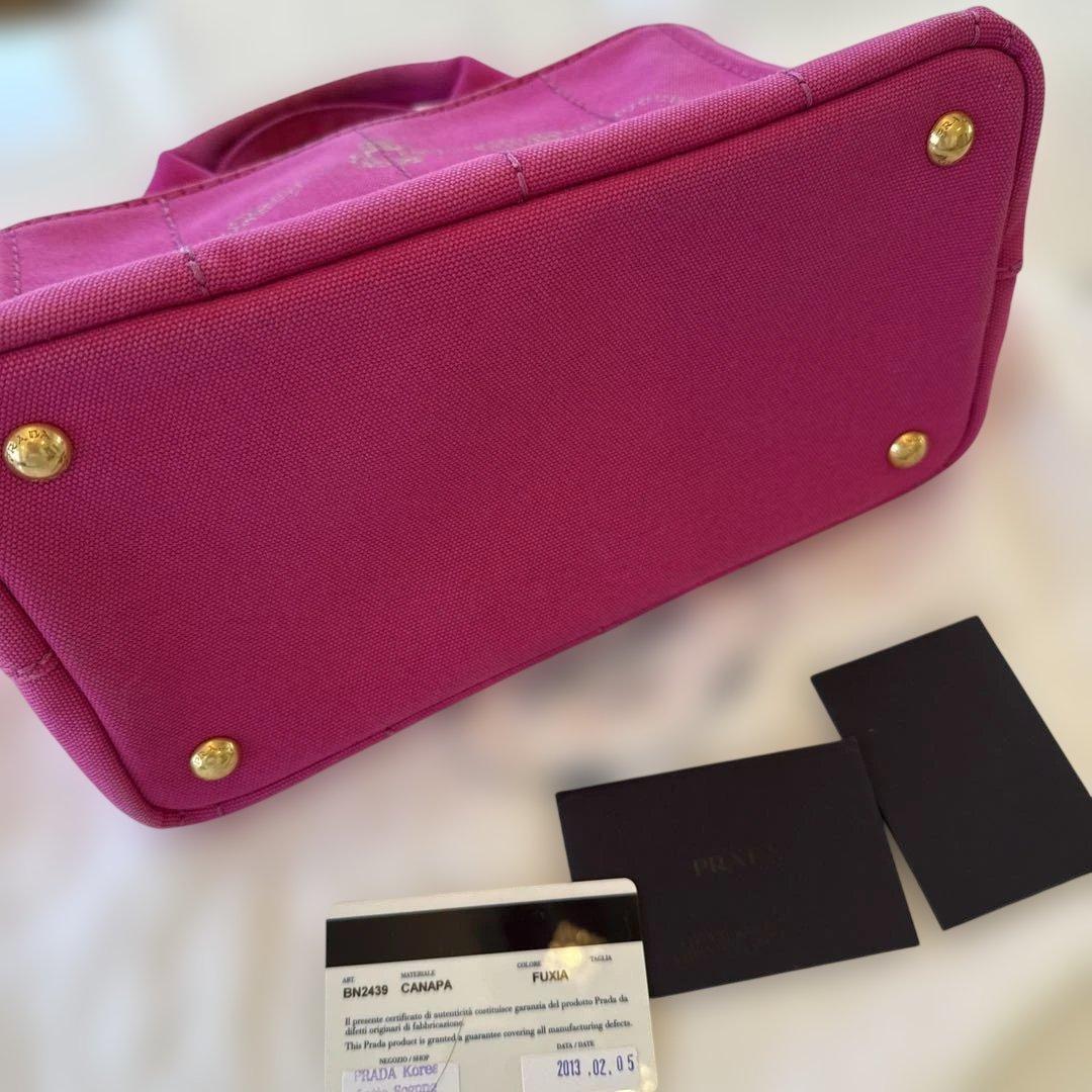 PRADA ピンク バッグ　お値下げ