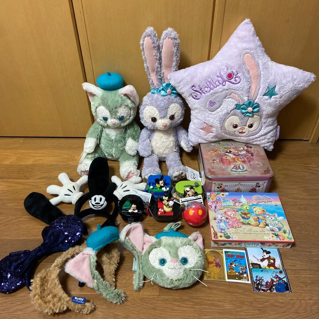 ダッフィーアンドフレンズ ぬいぐるみ カチューシャ クッション 20点