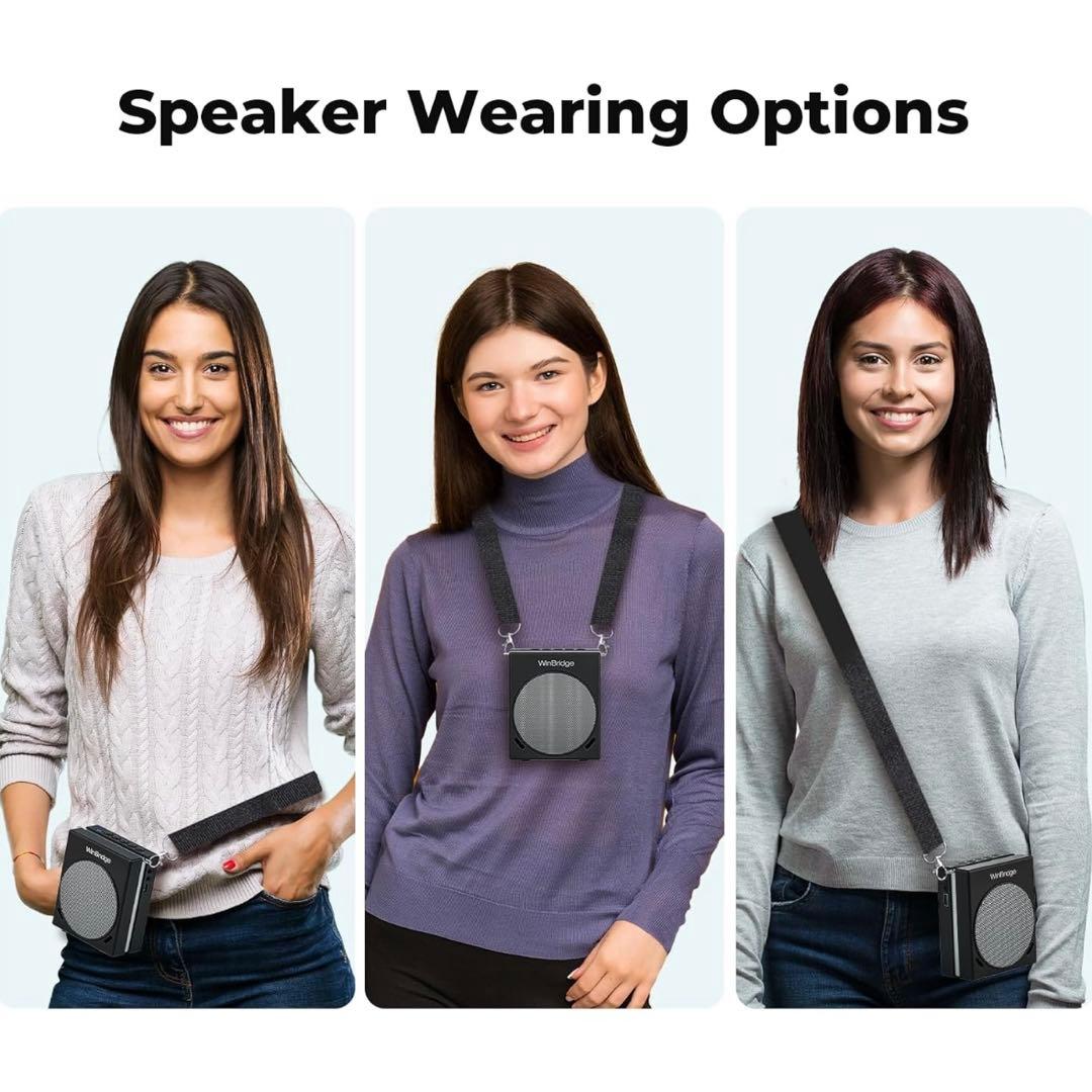 ポータブル拡声器 スピーカー 拡声器 ハンドマイク 大音量 イベント