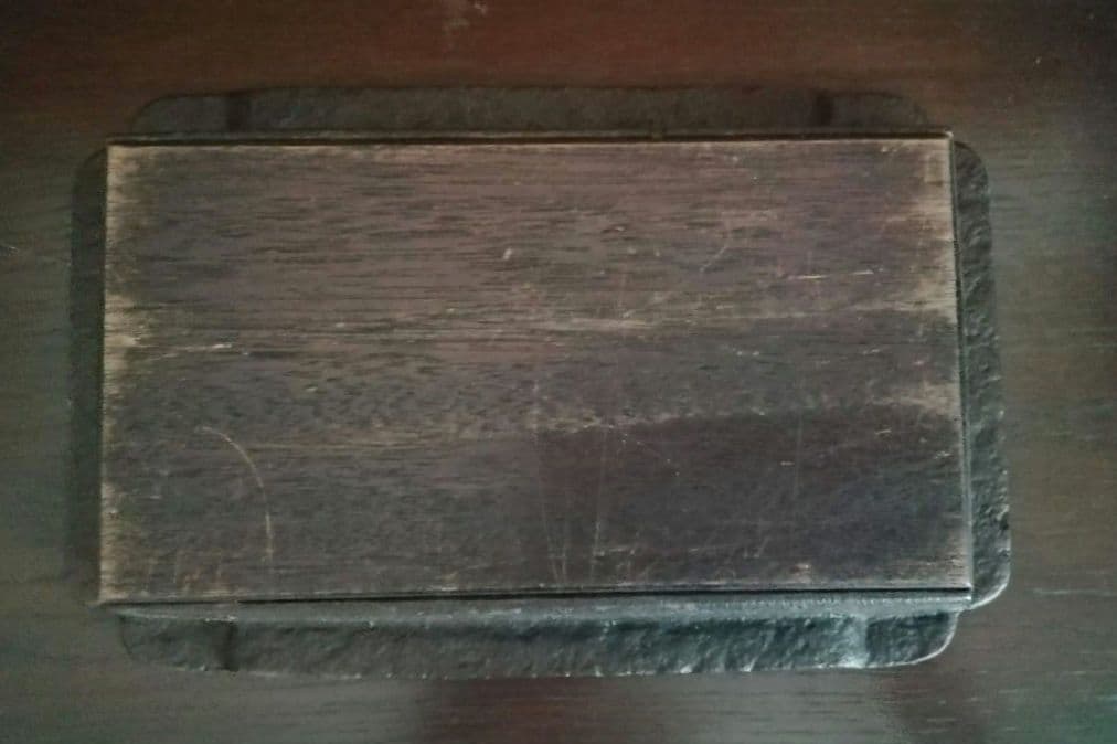 逸品　古鉄　平安省鋳堂　お盆　トレー　明治金工　和骨董　骨董　アンティーク