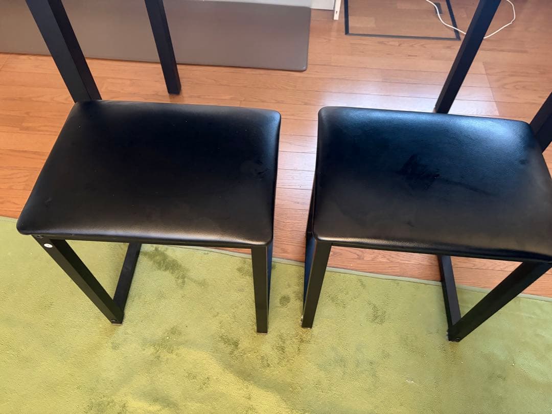 ダイニングテーブルセット クッション付チェア　幅105cm