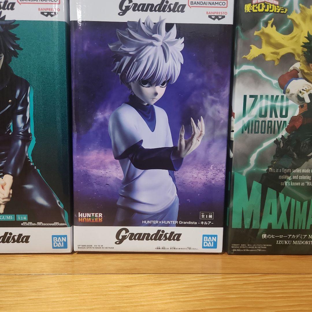 キルア　伏黒恵 Grandista & 緑谷出久MAXIMATIC 6体セット