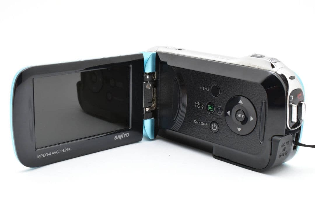 SANYO Xacti DMX-GH1 ビデオカメラ 本体 ブルー 元箱付き