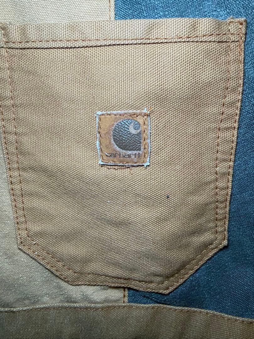 カーハート アウター Carhartt リメイク キャンバス 中綿 ジャケット