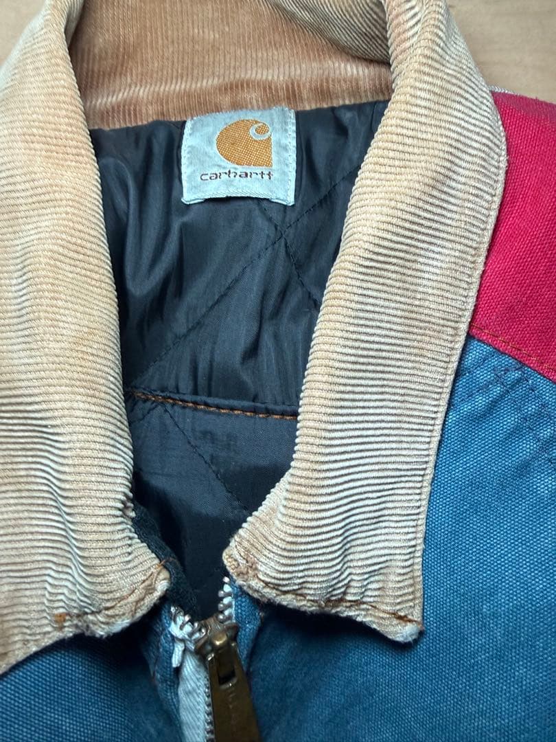 カーハート アウター Carhartt リメイク キャンバス 中綿 ジャケット