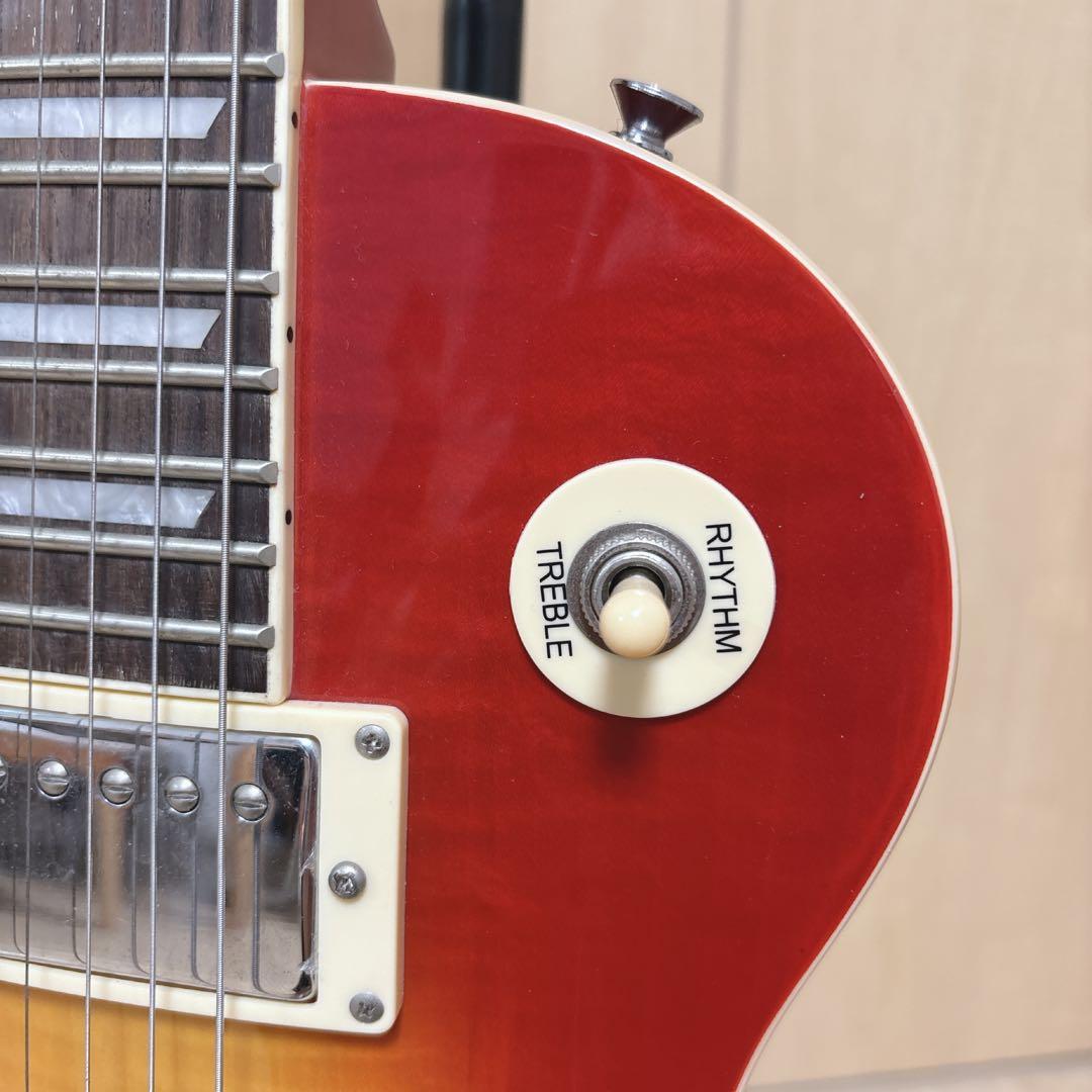 美品 新品弦付 BLITZ エレキギター Leopard レフティー レスポール