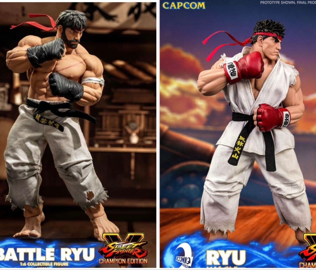 オマケ付き　888体限定ストリートファイター　リュウ 1/6 2体セット