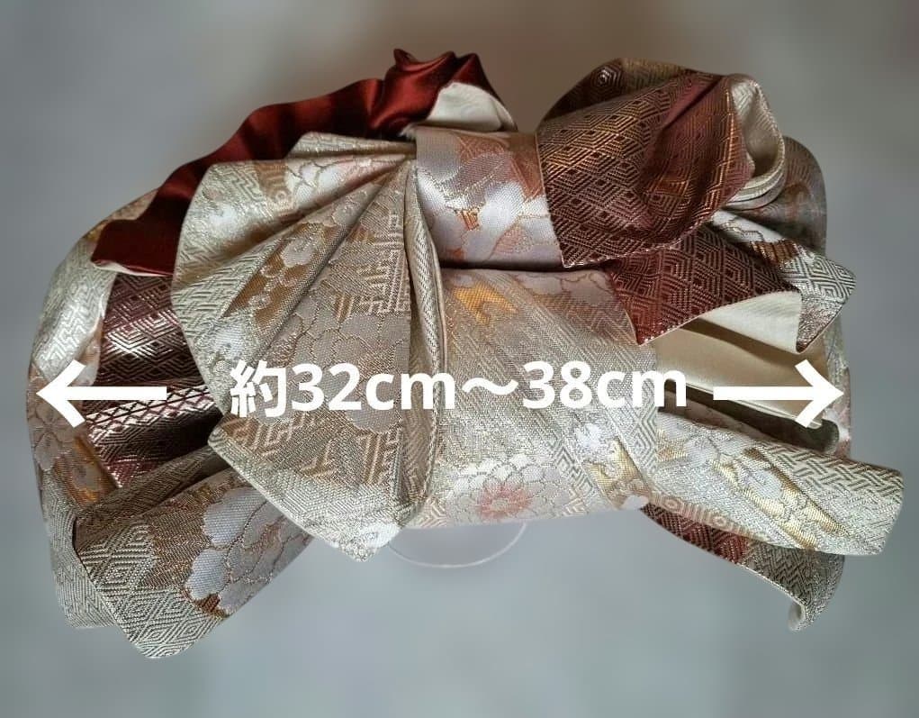 ご成約【K702】七五三 七歳～　 時短！ 二部式作り帯　単品