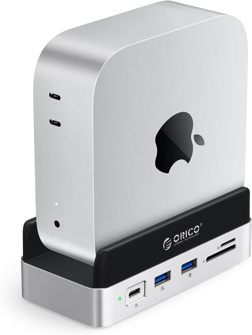 Mac mini M4用ドック 10-IN-1 ハブ 10Gbps