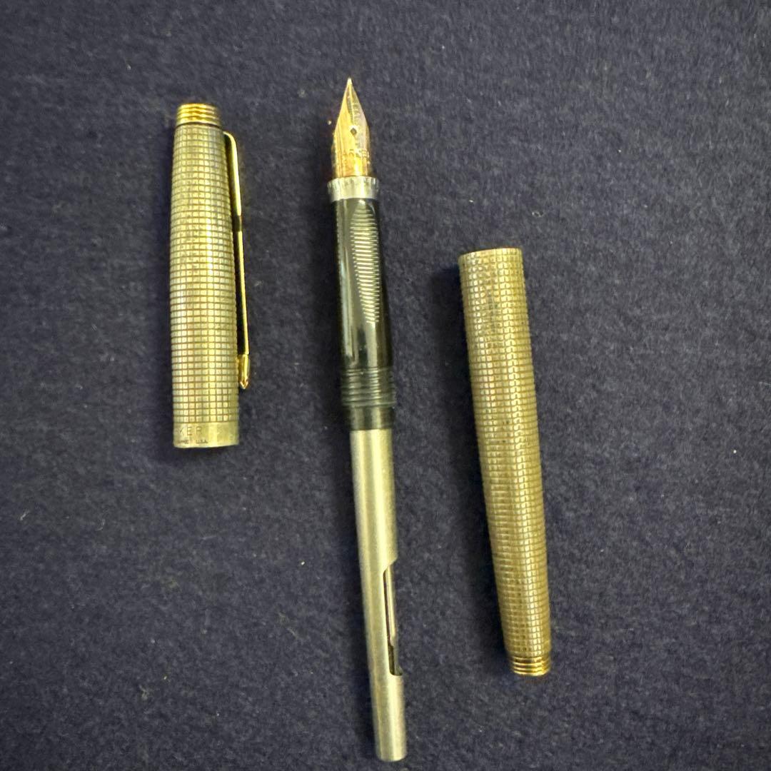 Parker 万年筆　ボールペン　14K sterling