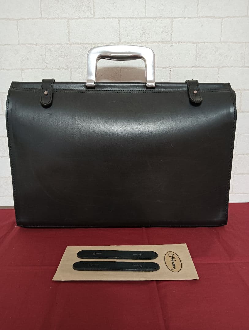 美品! ビルアンバーグBill Amberg ロケットバッグ肉厚ブライドルレザー