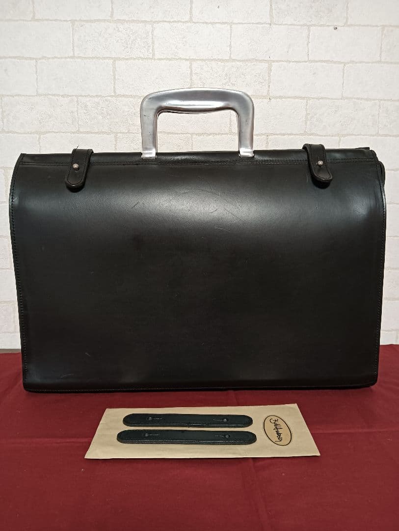 美品! ビルアンバーグBill Amberg ロケットバッグ肉厚ブライドルレザー