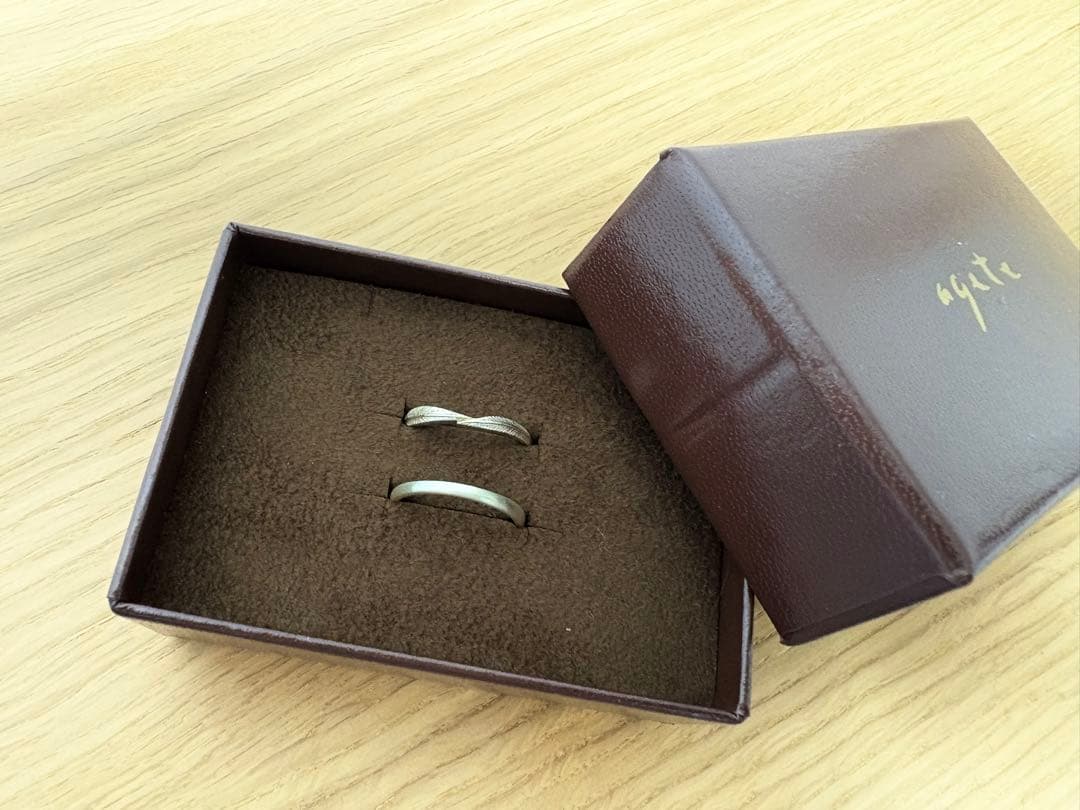 agete シルバーリング　2個セット